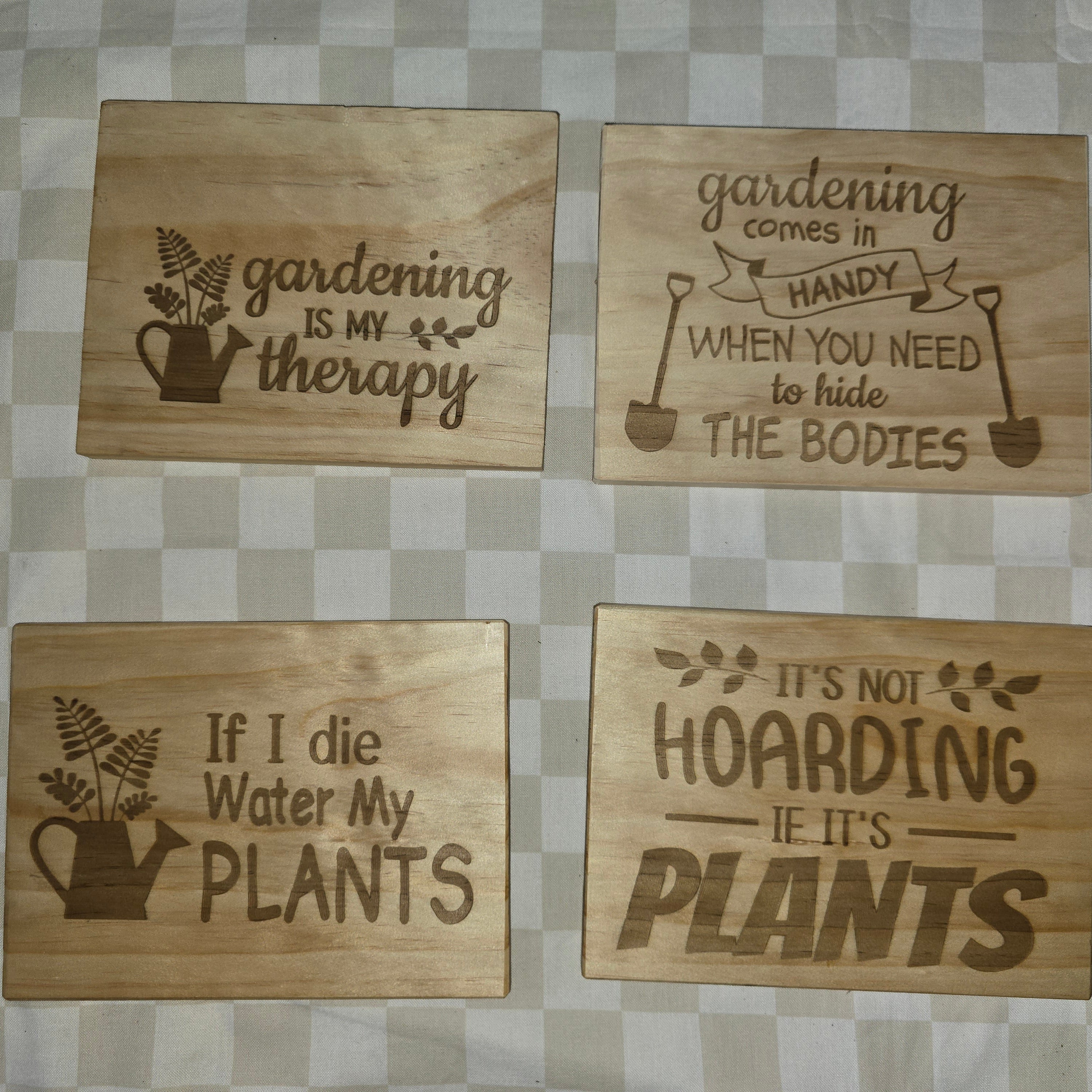 PLANT | Premium Pine Plaques