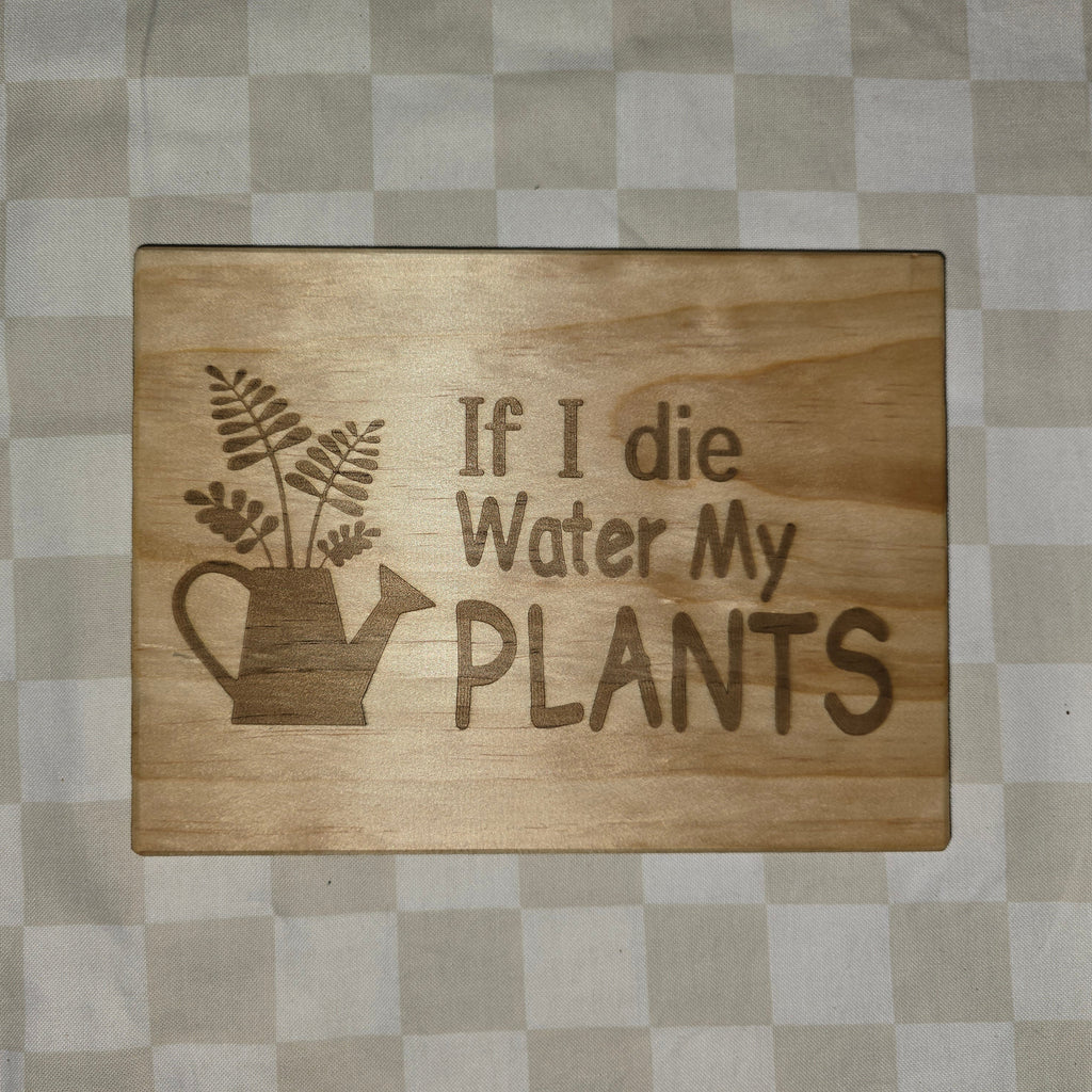 PLANT | Premium Pine Plaques